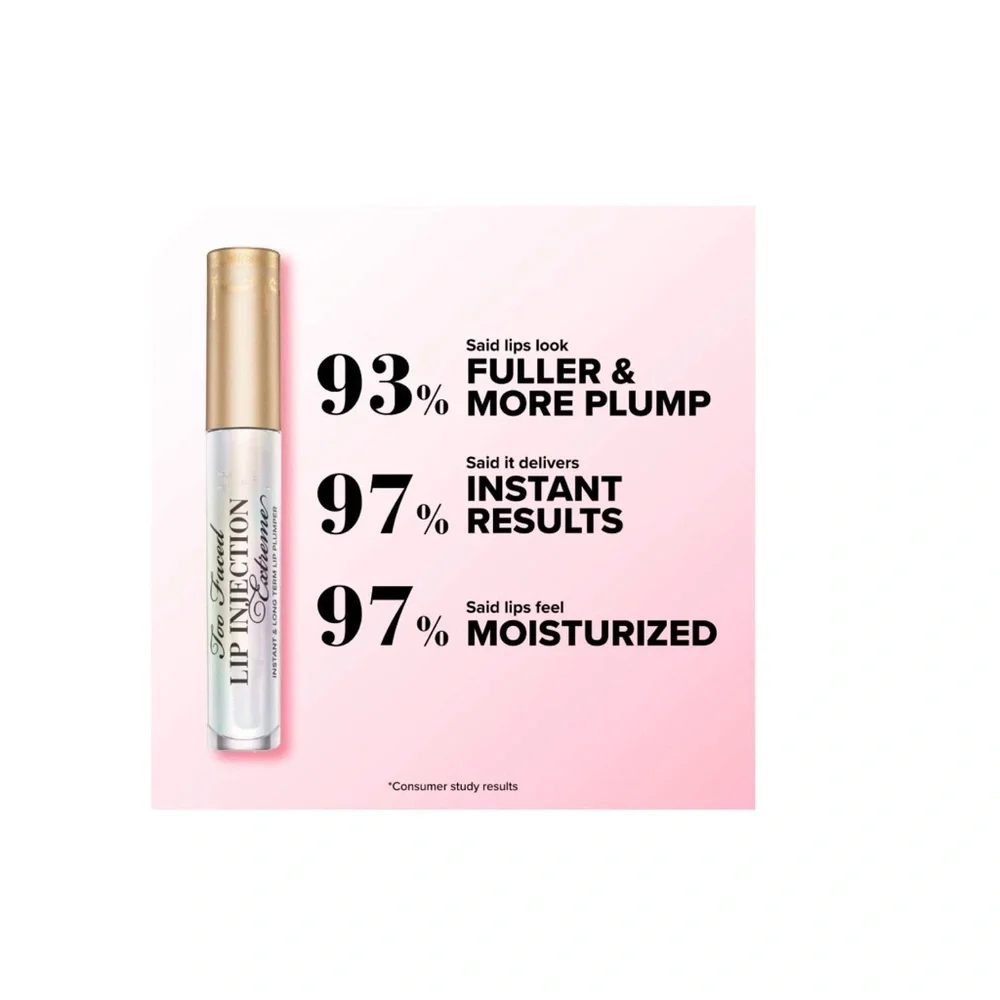 Too Faced Lip Injection Extreme Lip Plumper Gloss NEW